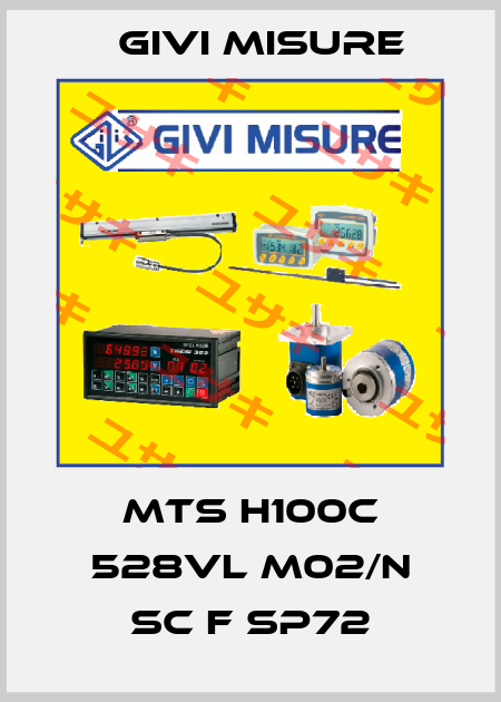 MTS H100C 528VL M02/N SC F SP72 Givi Misure