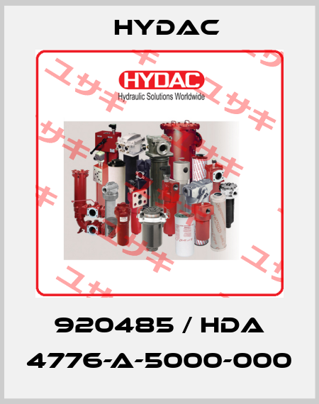 920485 / HDA 4776-A-5000-000 Hydac
