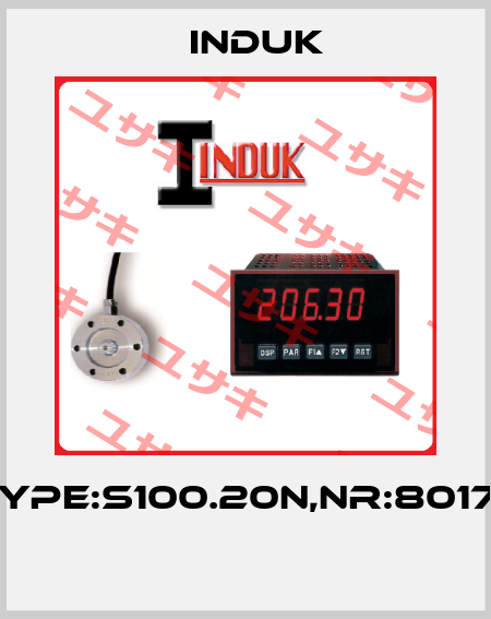 TYPE:S100.20N,NR:80177  INDUK