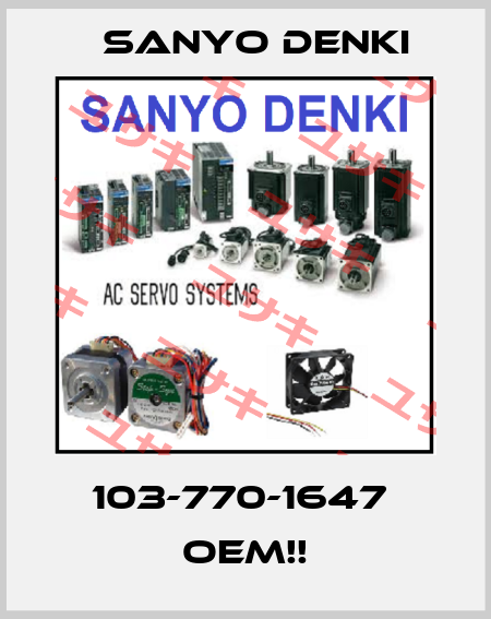 103-770-1647  OEM!! Sanyo Denki