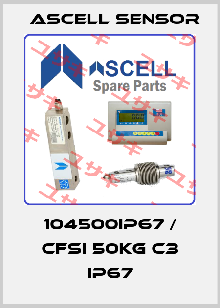 104500IP67 / CFSI 50kg C3 IP67 Ascell Sensor