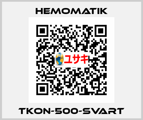 TKON-500-SVART Hemomatik