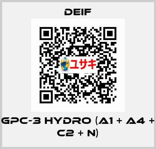 GPC-3 Hydro (A1 + A4 + C2 + N) Deif