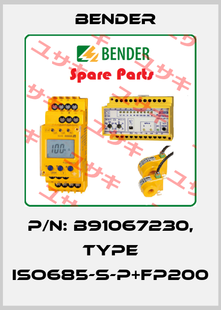 p/n: B91067230, Type iso685-S-P+FP200 Bender