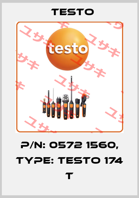 P/N: 0572 1560, Type: Testo 174 T Testo