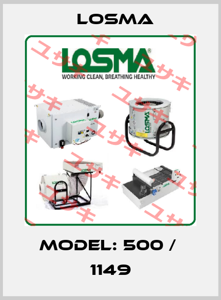 model: 500 /  1149 Losma