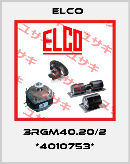 3RGM40.20/2 *4010753* Elco