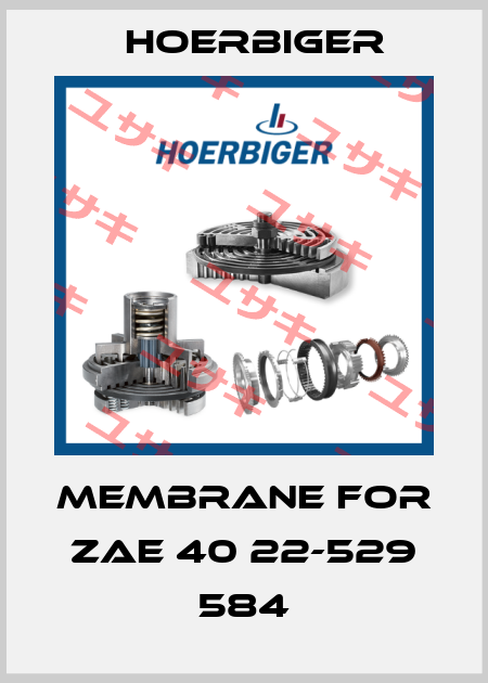 membrane for ZAE 40 22-529 584 Hoerbiger