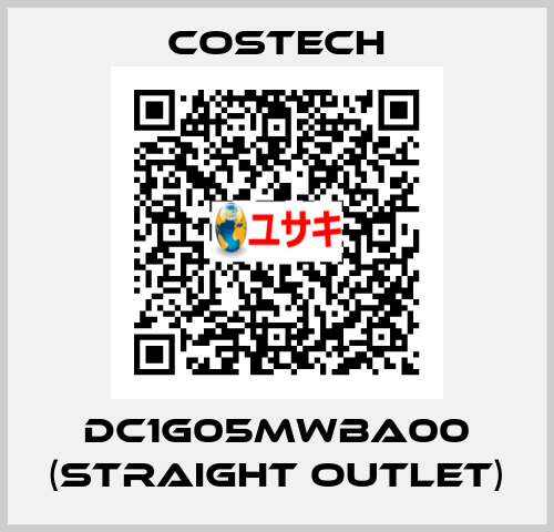 DC1G05MWBA00 (straight outlet) Costech