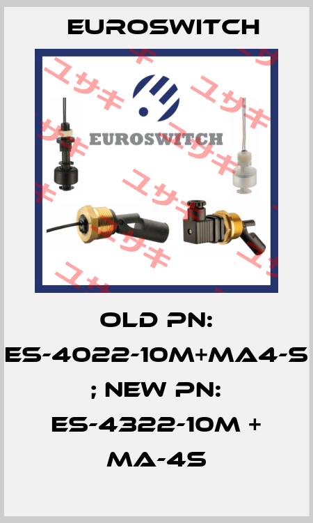 old PN: ES-4022-10M+MA4-S ; new PN: ES-4322-10M + MA-4S Euroswitch