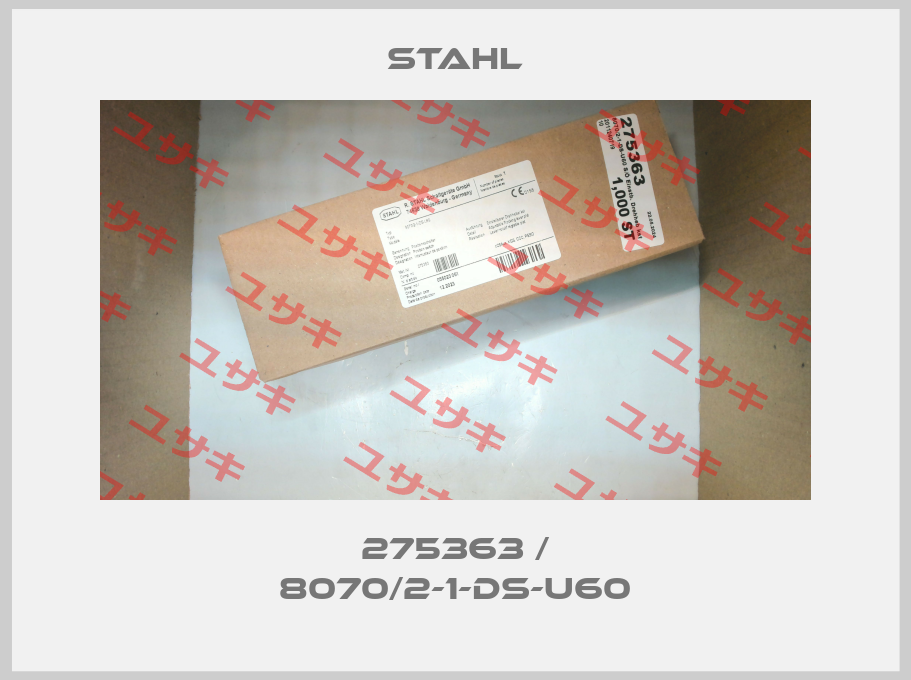 275363 / 8070/2-1-DS-U60 Stahl