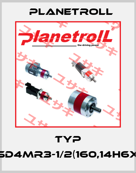 Typ 0,25D4MR3-1/2(160,14h6x30) Planetroll