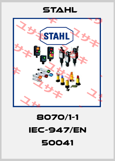 8070/1-1 IEC-947/EN 50041 Stahl
