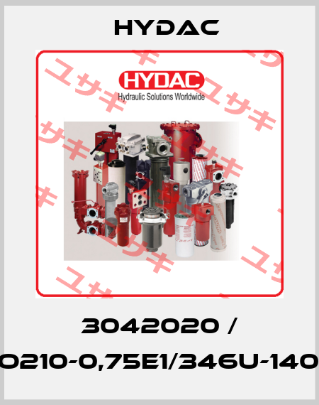 3042020 / SBO210-0,75E1/346U-140AB Hydac