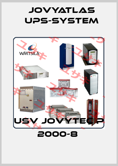 USV JOVYTEC P 2000-8  JOVYATLAS UPS-System