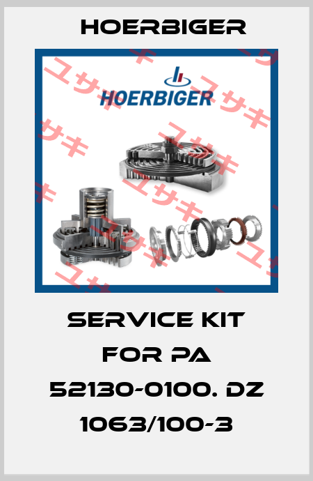 service kit for PA 52130-0100. DZ 1063/100-3 Hoerbiger