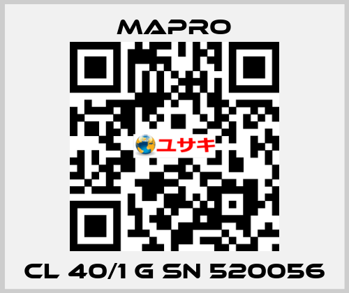 CL 40/1 G SN 520056 Mapro