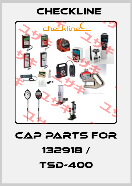 Cap parts for 132918 / TSD-400 Checkline