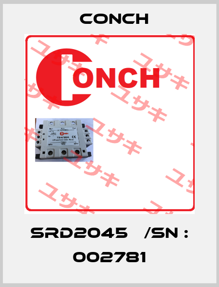 SRD2045   /SN : 002781 Conch