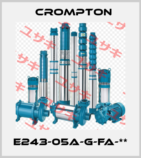 E243-05A-G-FA-** Crompton