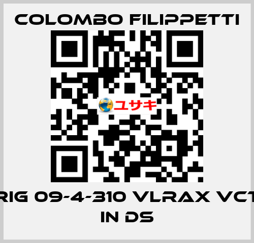 RIG 09-4-310 VLRAX VCT IN DS Colombo Filippetti