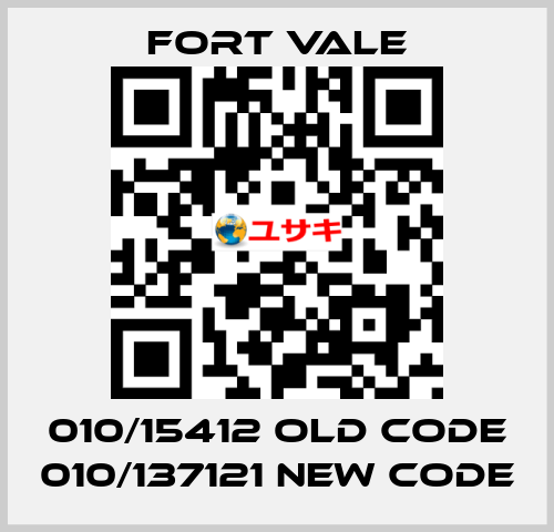 010/15412 old code 010/137121 new code Fort Vale