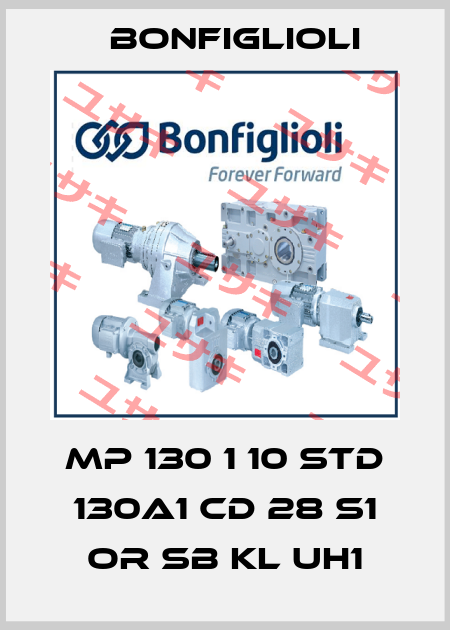 MP 130 1 10 STD 130A1 CD 28 S1 OR SB KL UH1 Bonfiglioli