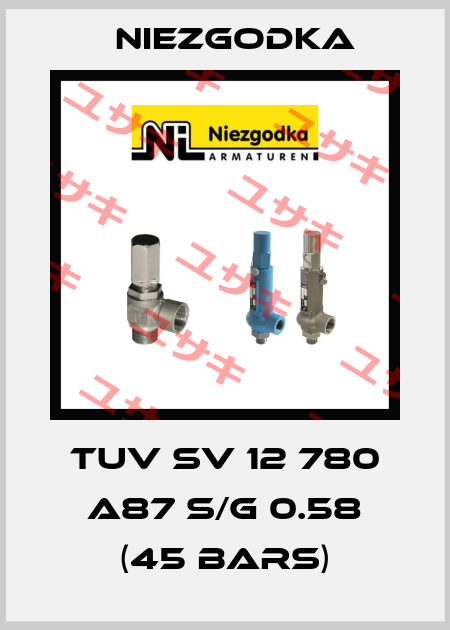 TUV SV 12 780 A87 S/G 0.58 (45 bars) Niezgodka