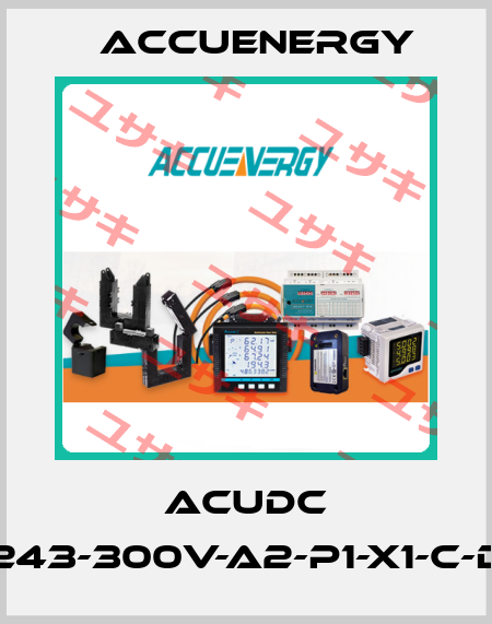 AcuDC 243-300V-A2-P1-X1-C-D Accuenergy