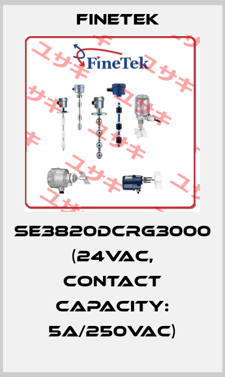 SE3820DCRG3000 (24VAC, contact capacity: 5A/250VAC) Finetek