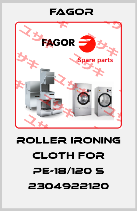 Roller Ironing cloth for PE-18/120 S 2304922120 Fagor