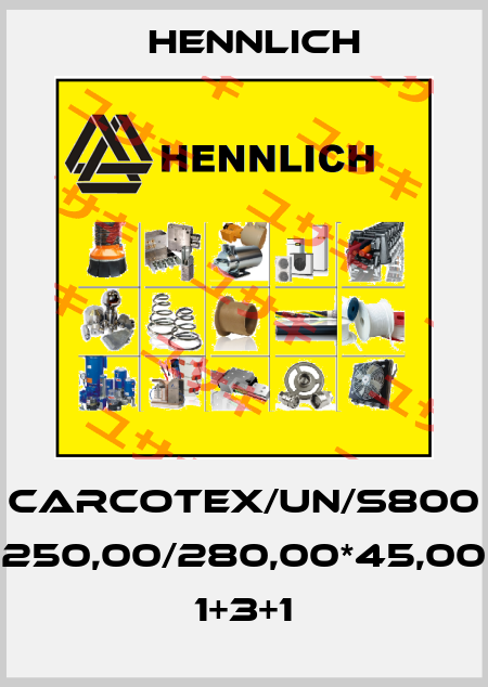CARCOTEX/UN/S800 250,00/280,00*45,00 1+3+1 Hennlich