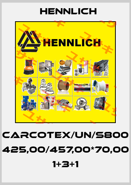 CARCOTEX/UN/S800 425,00/457,00*70,00 1+3+1 Hennlich