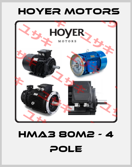 HMA3 80M2 - 4 pole Hoyer Motors
