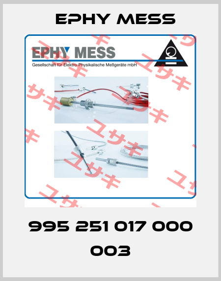 995 251 017 000 003 Ephy Mess