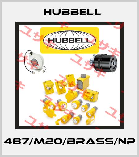 487/M20/BRASS/NP Hubbell
