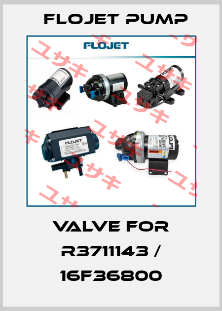 valve for R3711143 / 16F36800 Flojet Pump