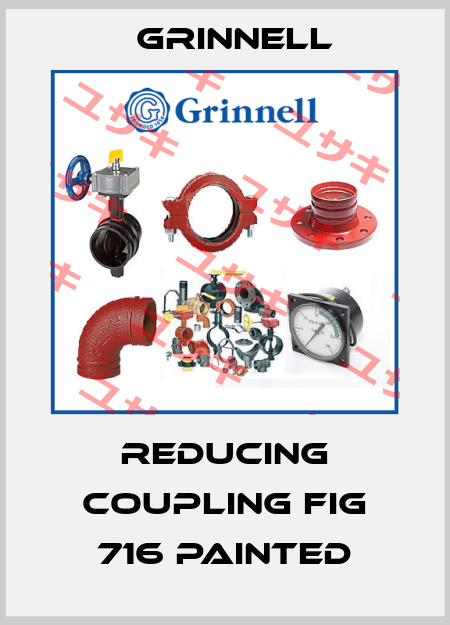 REDUCING COUPLING FIG 716 PAINTED Grinnell