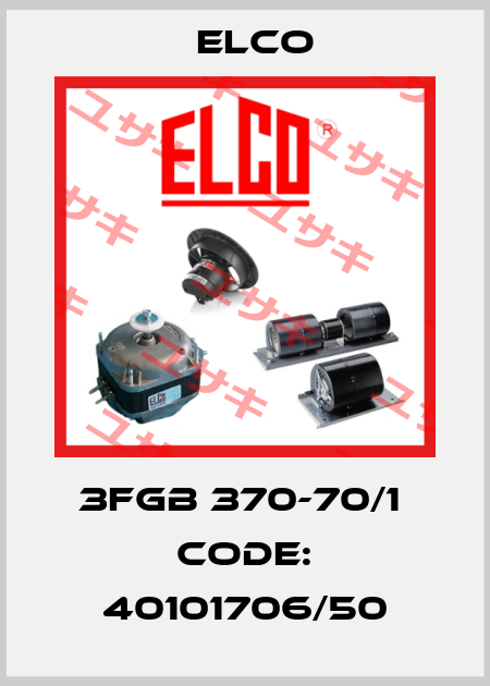 3FGB 370-70/1  code: 40101706/50 Elco