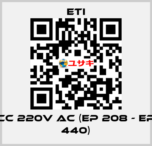 CC 220V AC (EP 208 - EP 440) Eti