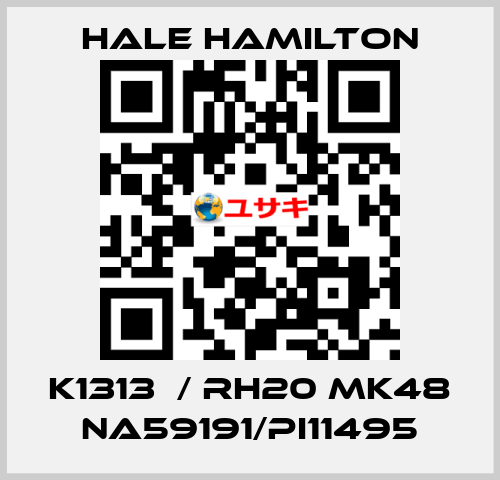 K1313  / RH20 MK48 NA59191/PI11495 HALE HAMILTON
