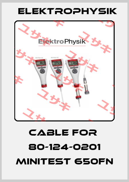 cable for  80-124-0201 MiniTest 650FN ElektroPhysik