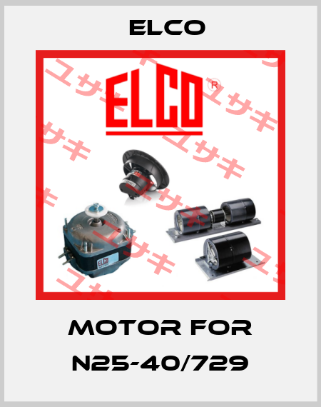 Motor for N25-40/729 Elco