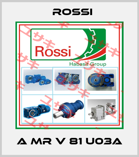A MR V 81 U03A Rossi