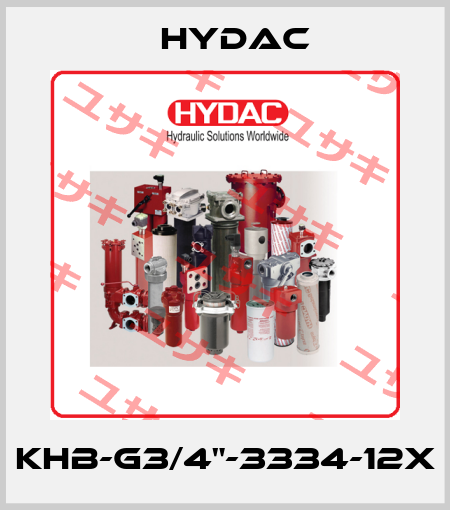 KHB-G3/4"-3334-12X Hydac