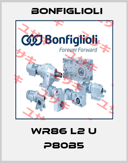 WR86 L2 U P80B5 Bonfiglioli
