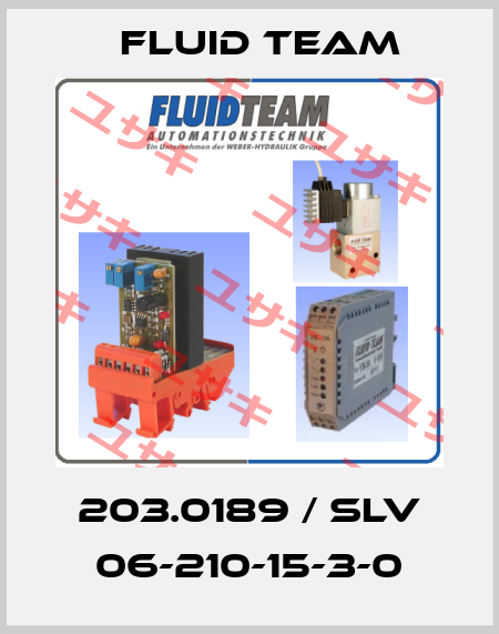 203.0189 / SLV 06-210-15-3-0 Fluid Team