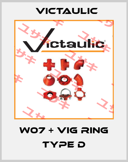 W07 + VIG RING TYPE D Victaulic