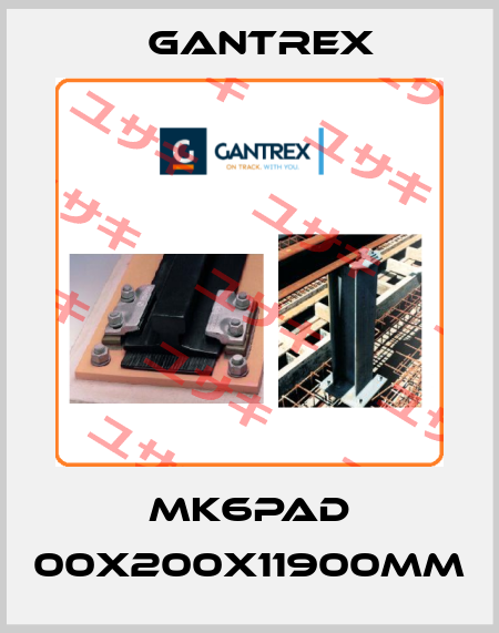 MK6PAD 00X200X11900MM Gantrex