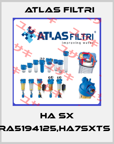 HA SX RA5194125,HA7SXTS　 Atlas Filtri